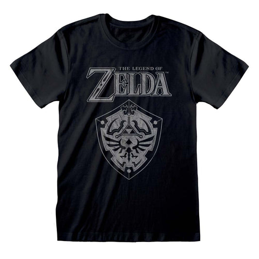 Nintendo Legend Of Zelda Distressed Shield T-Shirt collectible from Heroes Inc Dropship