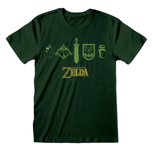 Nintendo Legend of Zelda Quest Essentials T-Shirt collectible from Heroes Inc Dropship