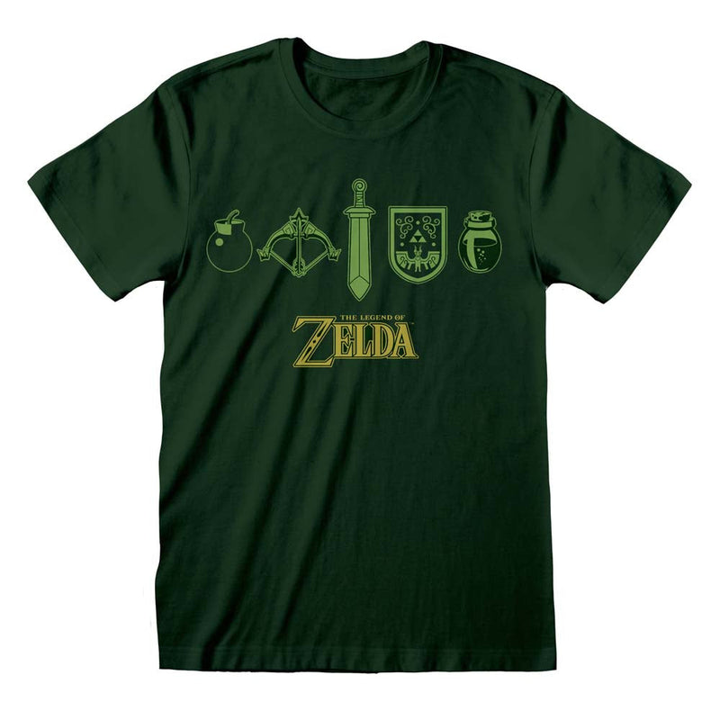 Nintendo Legend of Zelda Quest Essentials T-Shirt collectible from Heroes Inc Dropship