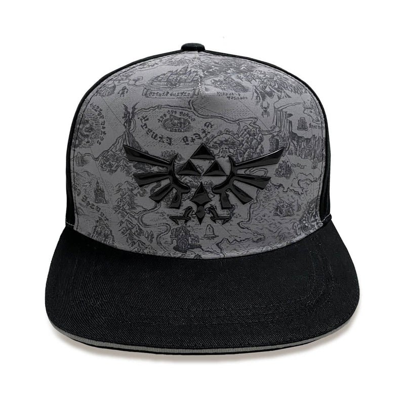 Nintendo Legend Of Zelda Hyrule Map Unisex Adults Snapback Cap collectible from Heroes Inc Dropship