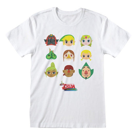 Nintendo Legend Of Zelda Wind Waker Faces T-Shirt collectible from Heroes Inc Dropship
