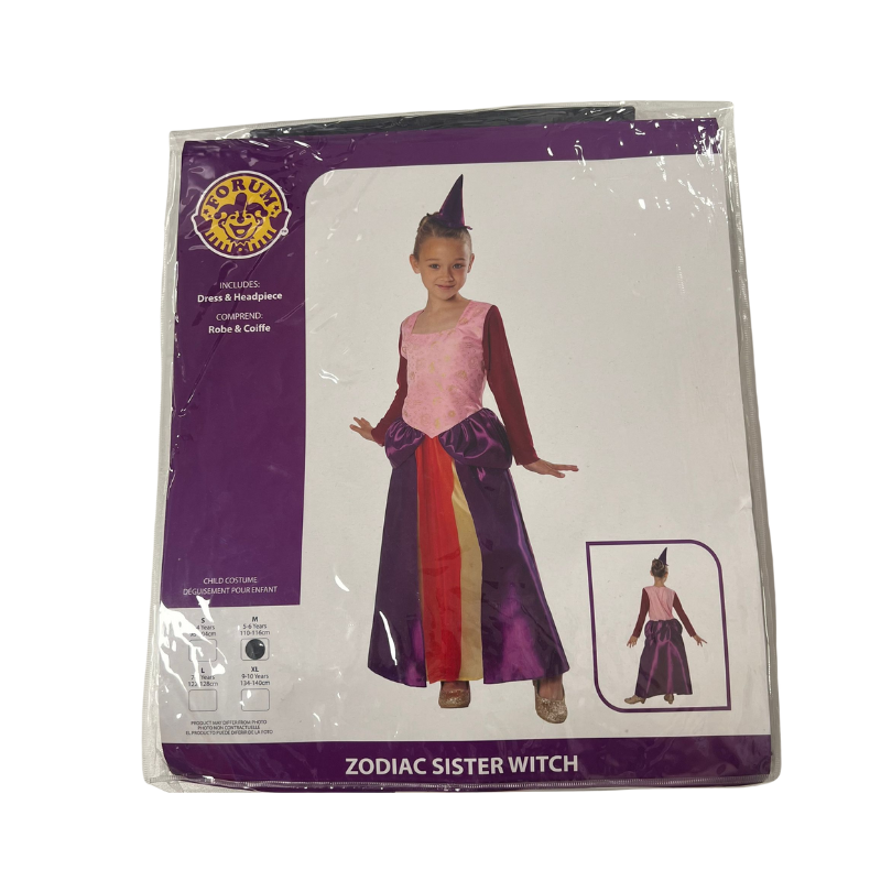 Zodiac Sister Witch Fancy Dress Costume Medium 5-6 Yrs, alternate view