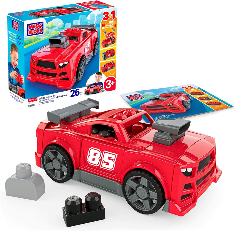 Mega Bloks Build & Go Race Car