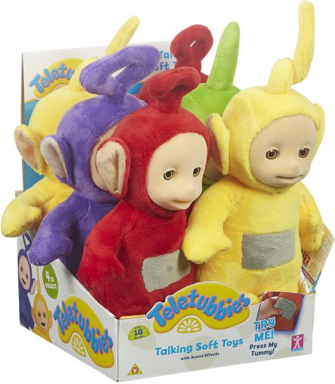Teletubbies Talking Soft Toys 4 Assorted (Case of 6)
