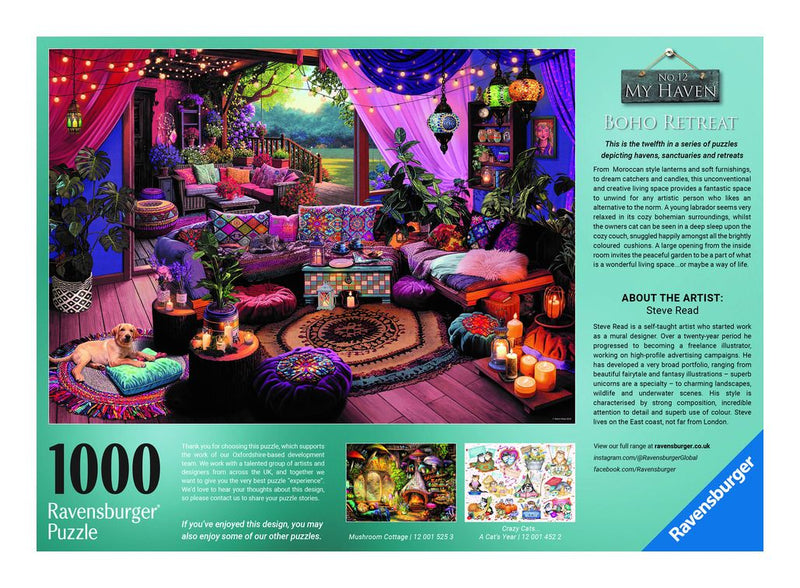 My Haven No. 12 Boho Resort 1000 Piece Jigsaw Puzzle - Image