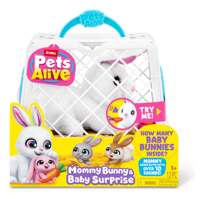 Pets Alive Mama Bunny & Baby Surprise. - Image