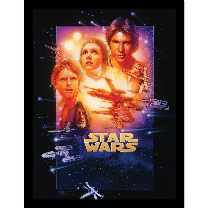 Star Wars (Episode IV) 30 x 40 cm Framed Collector Print