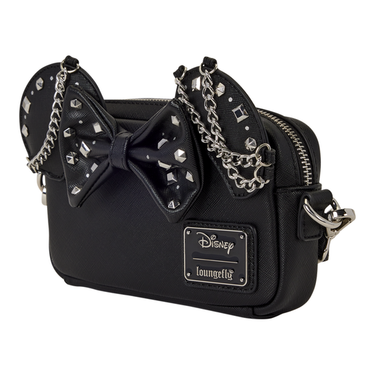 Loungefly - Minnie Mouse Studs & Chains Crossbody Bag