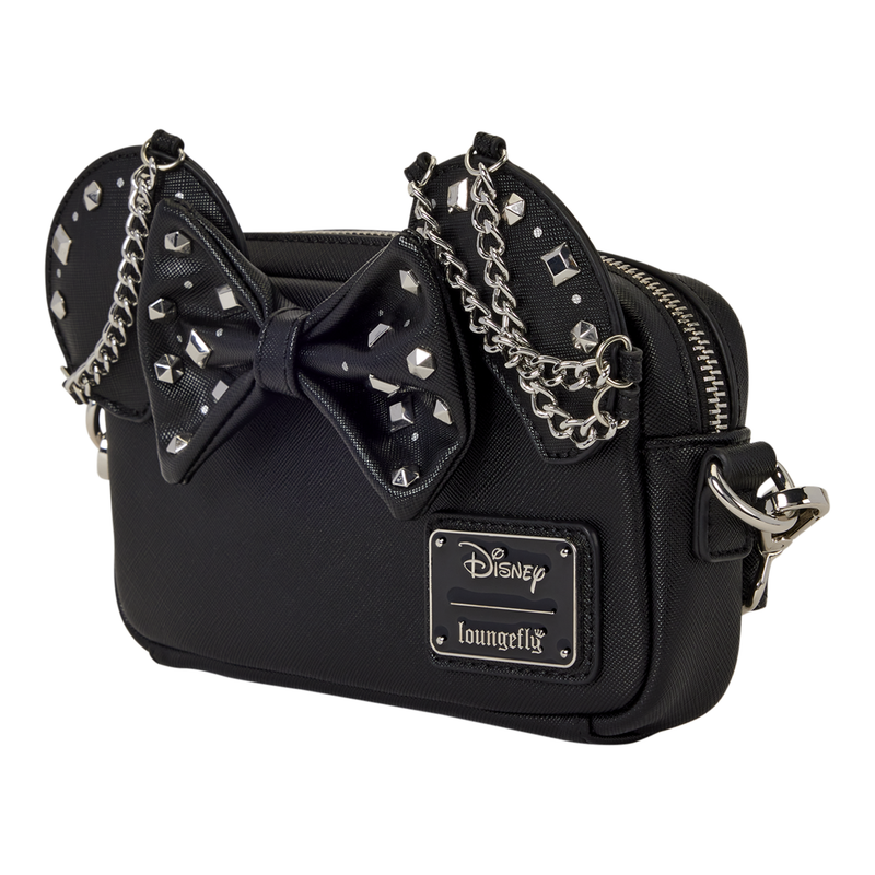 Loungefly - Minnie Mouse Studs & Chains Crossbody Bag