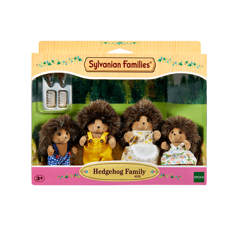 Sylvanian Families Hedgehog Family Toy Playset for Ages 3 and Up collectible from Curious Minds