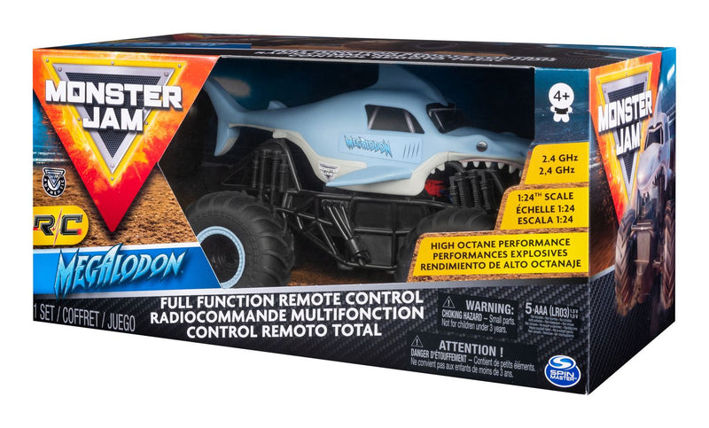 Monster Jam 1:24  2.4 GHz Remote Control Megalodon - Image