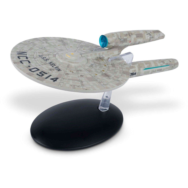 Kelvin NCC-0514 Model Die Cast Ship SPECIAL ISSUE (Eaglemoss / Star Trek), side angle