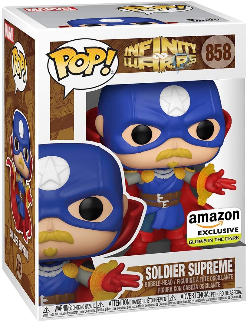 Soldier Supreme Marvel Infinity Warps Funko POP! Bobble Head Figure