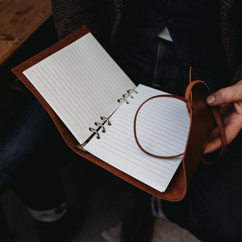 Dark Walnut Journals, packaging shot