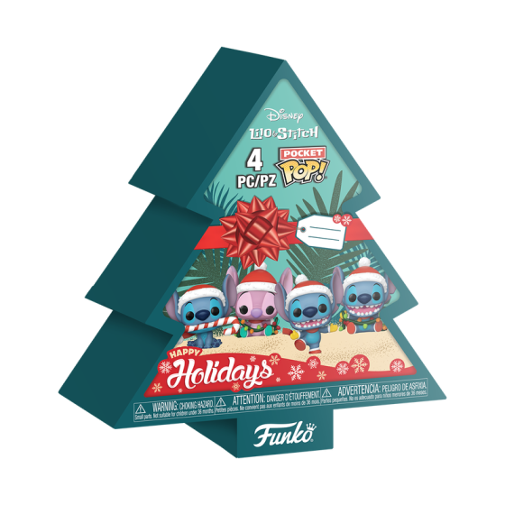 Pop! Keychain 4 Pack Disney Holiday Stitch