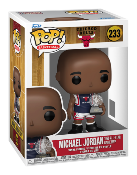 Pop! Vinyl - NBA Bulls - Michael Jordan (1998) collectible from Abgee