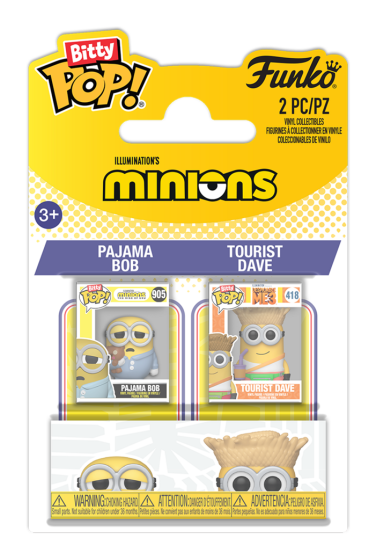 Bitty Pop! - Minions - Bob & Dave 2 Pack