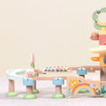 Wooden Ball Drop Track Set