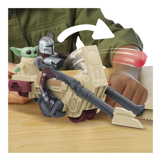 Play Doh Star Wars Madalorian Launching Speeder