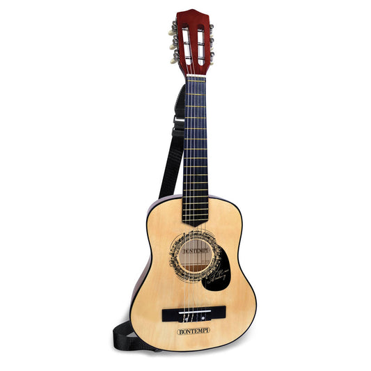 Bontempi Wooden Guitar (Includes Shoulder Strap)