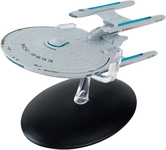 U.S.S. Stargazer NCC-2893 (Constellation-class) CMC Diecast Model Ship (Eaglemoss / Star Trek), alternate view