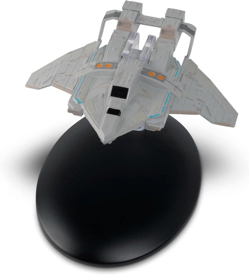 / #68 Federation Attack Fighter Diecast Model Ship Window Boxed (Star Trek / Eaglemoss), side angle