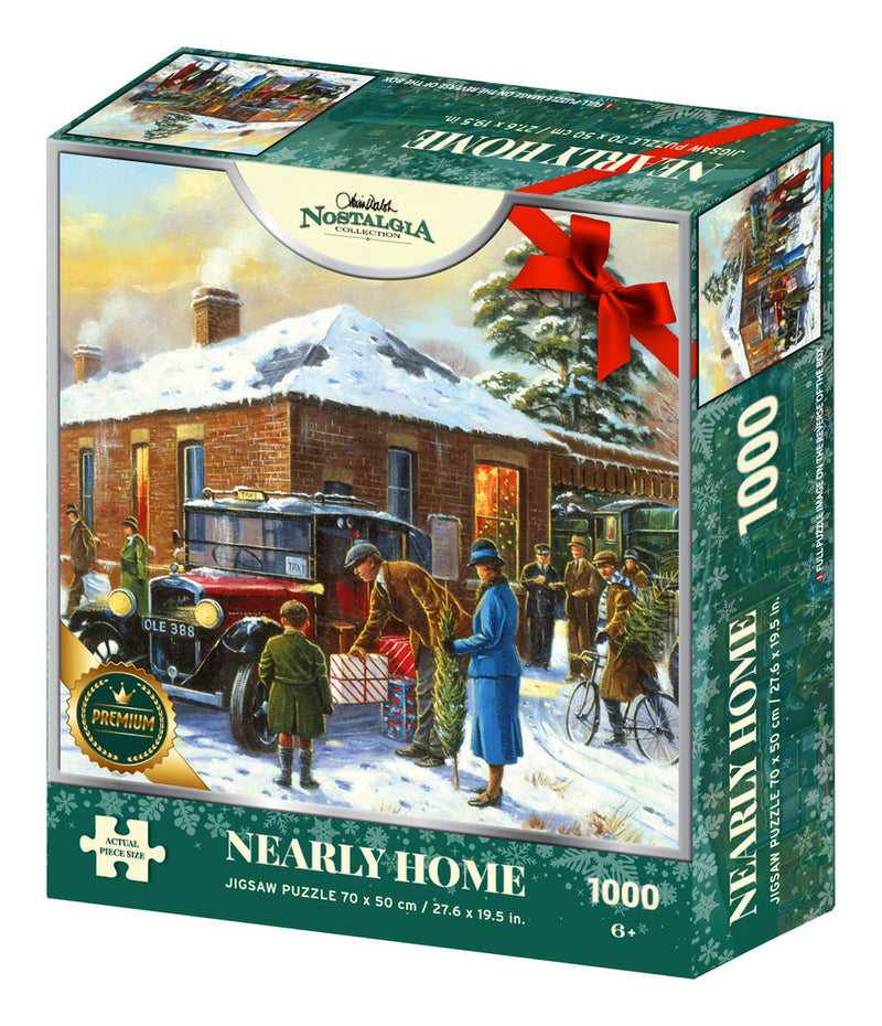 Xmas Nostalgia Nearly Home 1000 Piece Jigsaw Puzzle