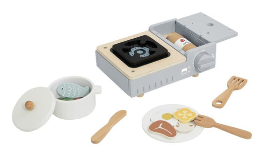Wooden Camping Stove Set collectible from Abgee