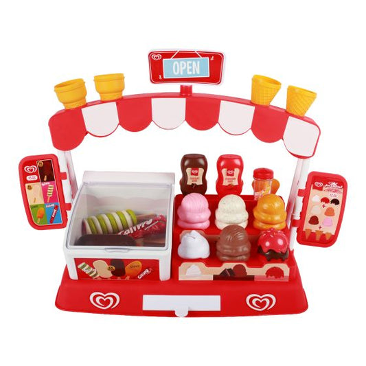Walls Toy Play Ice Cream Parlour Playset