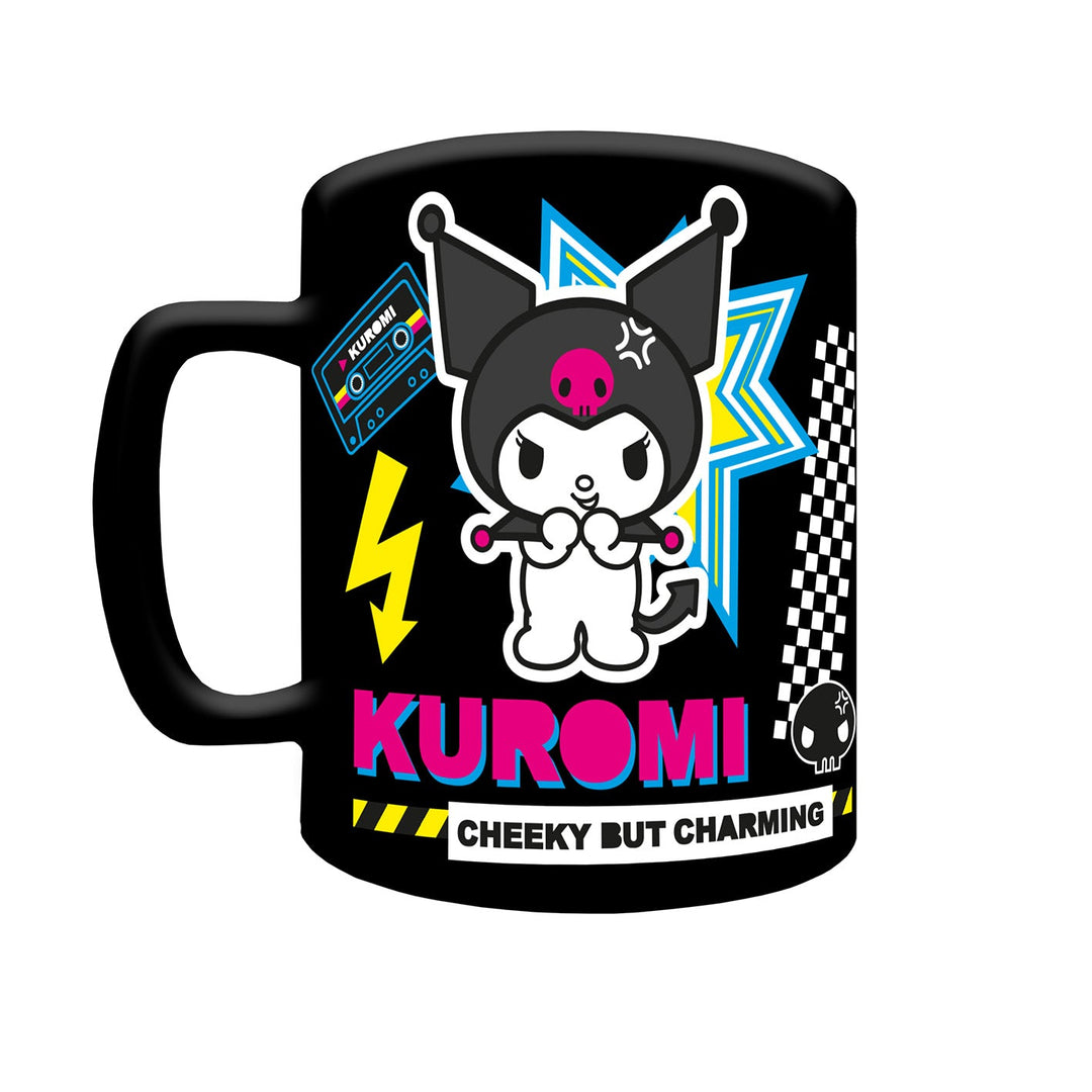 Kuromi Cheeky Punky 450ml Fuzzy Mug