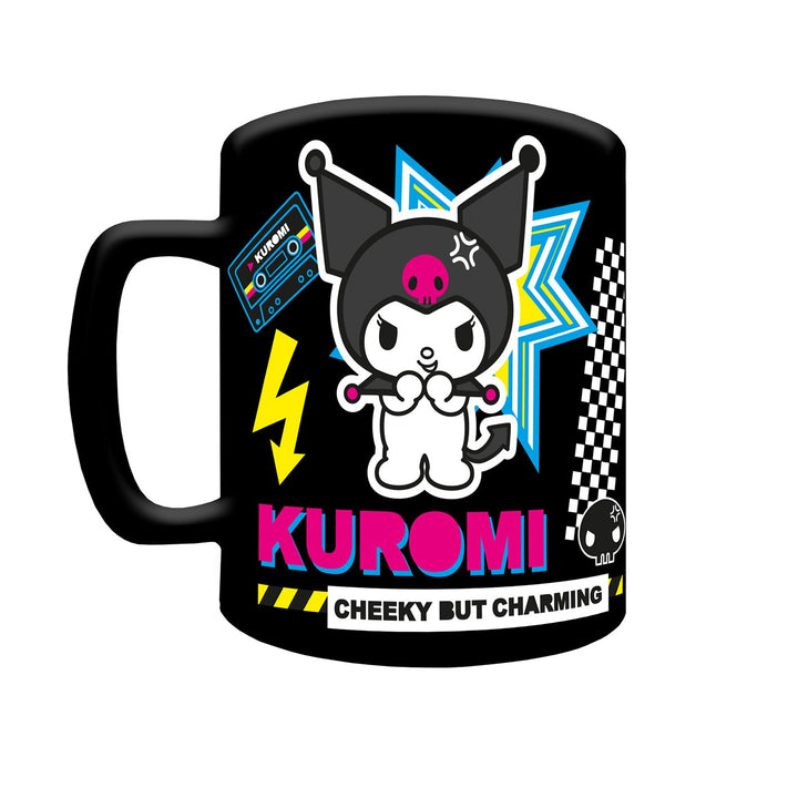 Kuromi Cheeky Punky 450ml Fuzzy Mug