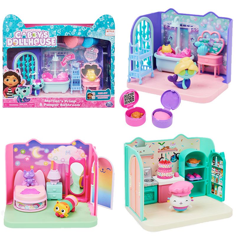Gabby's Dollhouse Deluxe Room Set Assorted