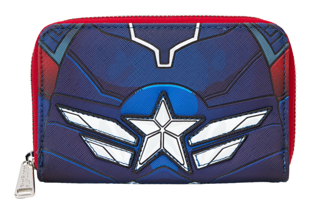 Loungefly - Marvel Captain America Black & White Wallet, alternate view
