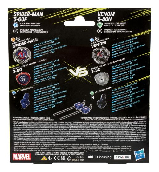 Beyblade X Marvel Collab Multipack Set Assortment