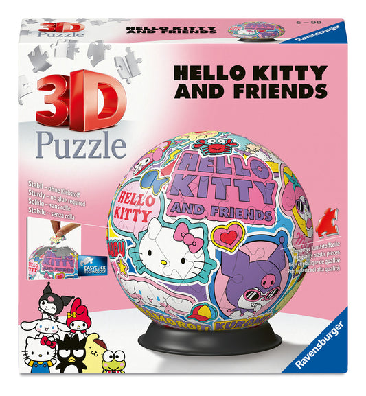 Hello Kitty 72 Piece 3D Puzzle Ball