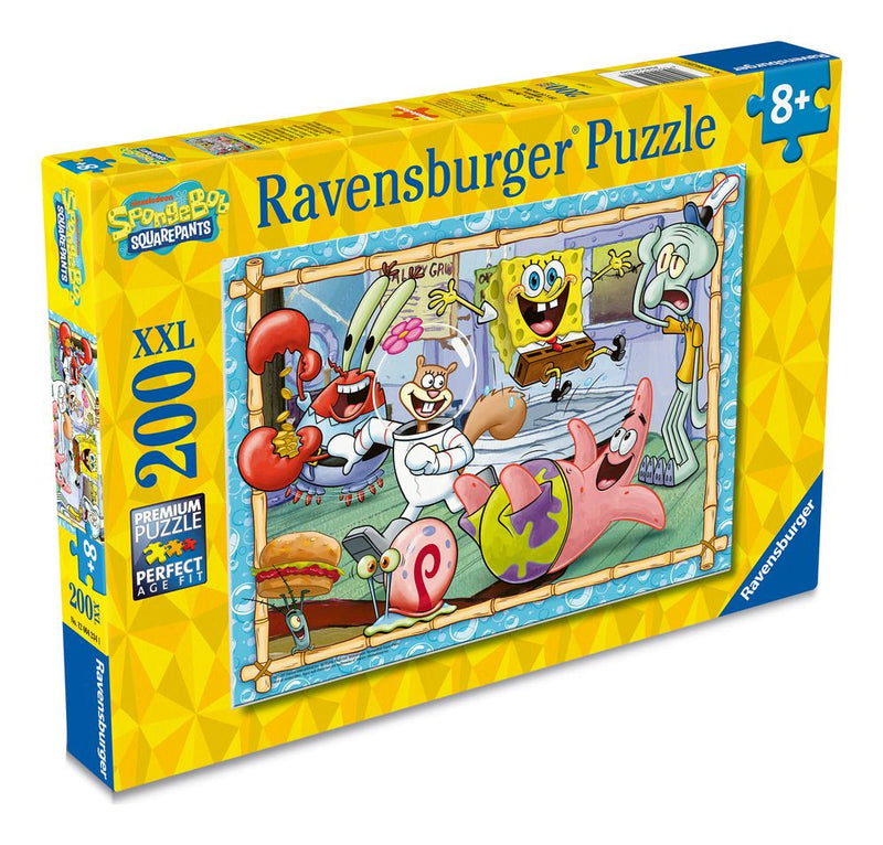 Spongebob Squarepants 200 Piece  XXL Jigsaw Puzzle - Image