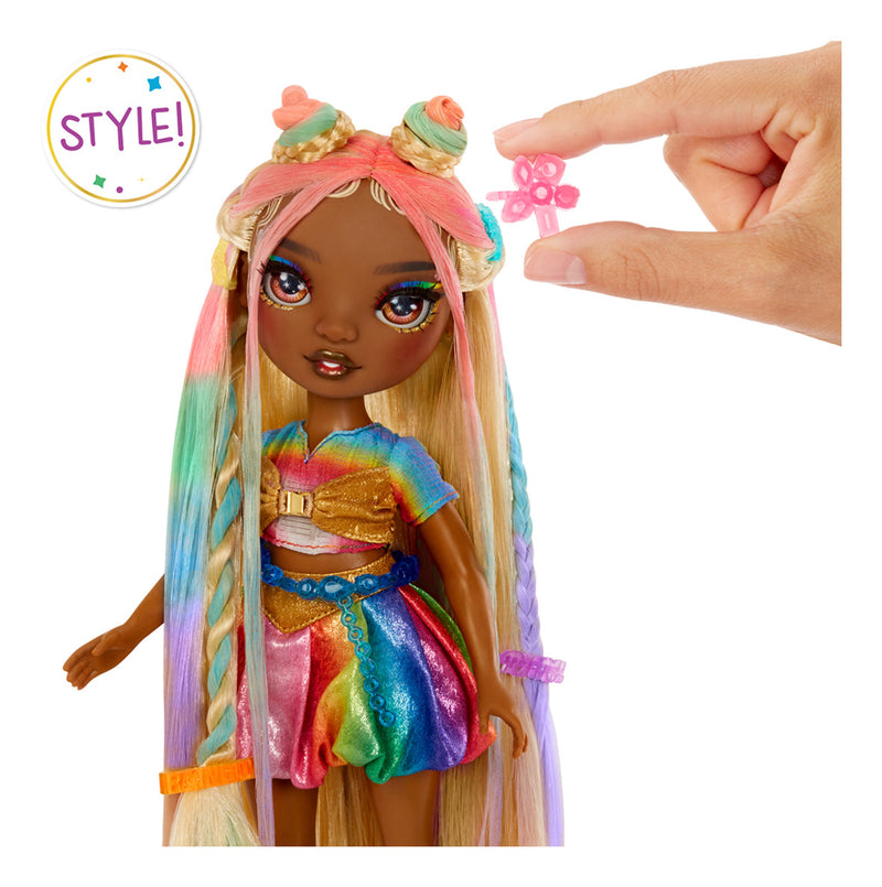 Rainbow High Hair Chalk & Style Doll - Meline