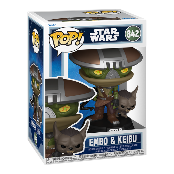 Pop! Vinyl - Mandalorian & Grogu - Embo w/Keibu