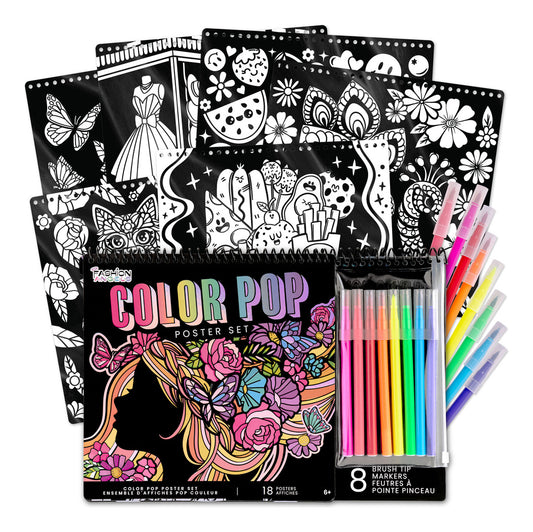 Fashion Angels Color Pop Poster Set (Case of 12)