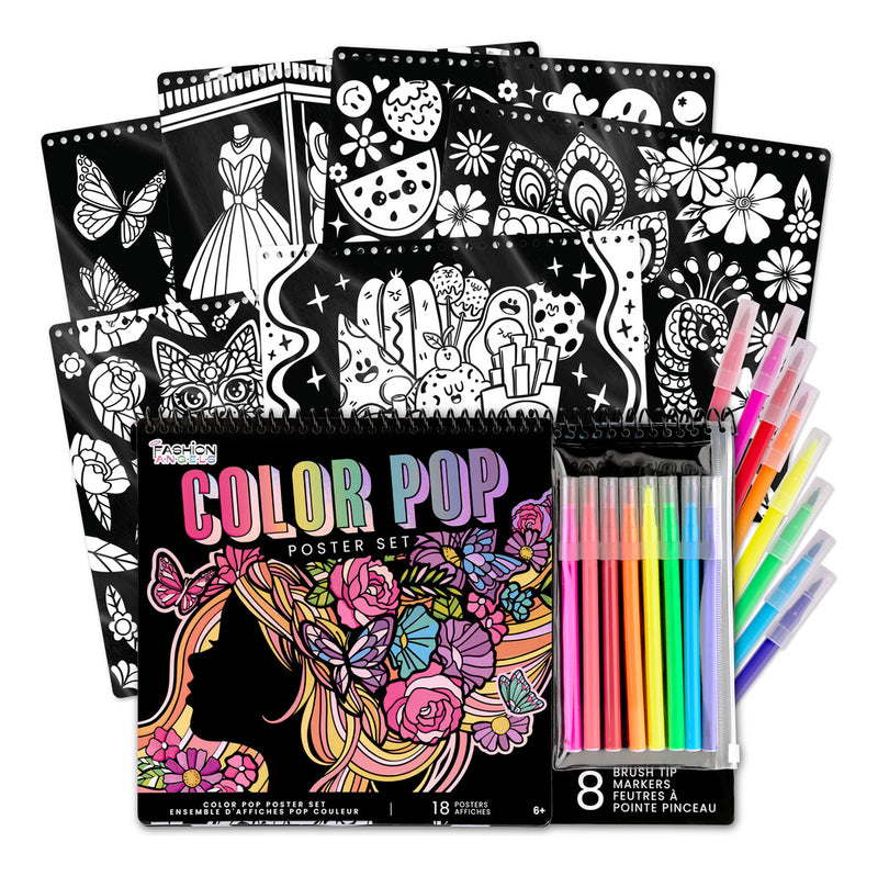 Fashion Angels Color Pop Poster Set (Case of 12)