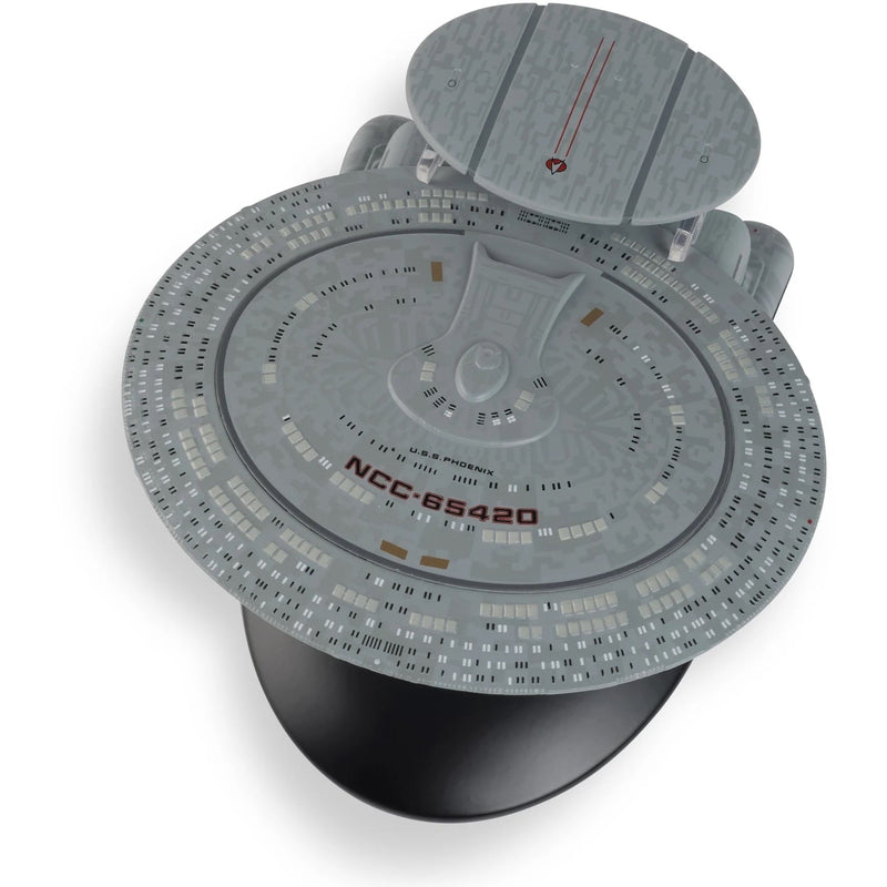 U.S.S. Phoenix NCC-65420 Nebula Class Model Diecast Ship (Eaglemoss / Star Trek), side angle