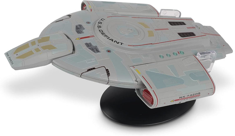 U.S.S. Defiant NX-74205 XL EDITION Model Die Cast Ship (Eaglemoss / Star Trek), packaging shot