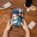 Demon Slayer A5 Premium Hardcover Notebook 192 Pages close up detail