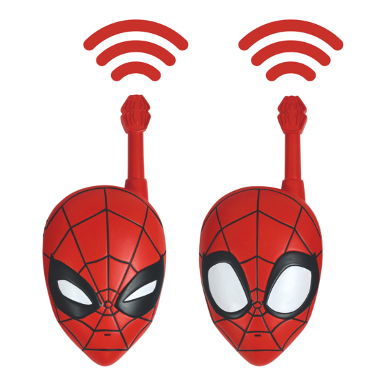 Spider-Man 3D Walkie Talkies