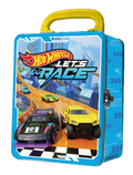 Hot Wheels Tin Car Storage Case - Blue - Image