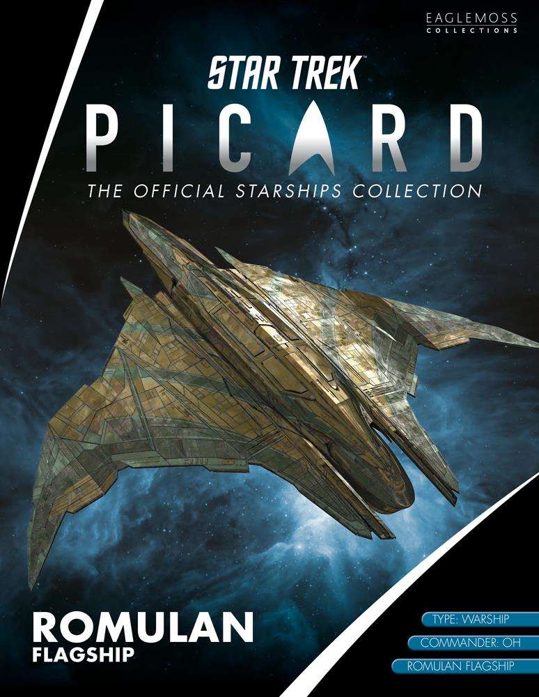 Romulan Flagship Model Diecast Ship Picard ST Universe (Eaglemoss / Star Trek), packaging shot