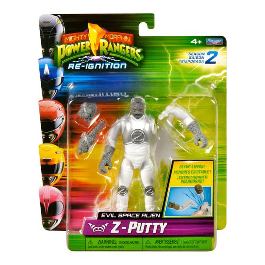 Mighty Morphin Power Rangers Evil Space Alien Figure - Z Putty