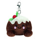 Palm Pals Keyring Carol Christmas Pudding 4in