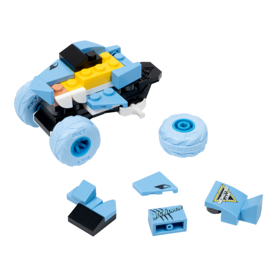 BLDR - Monster Jam Building Set 3in Truck