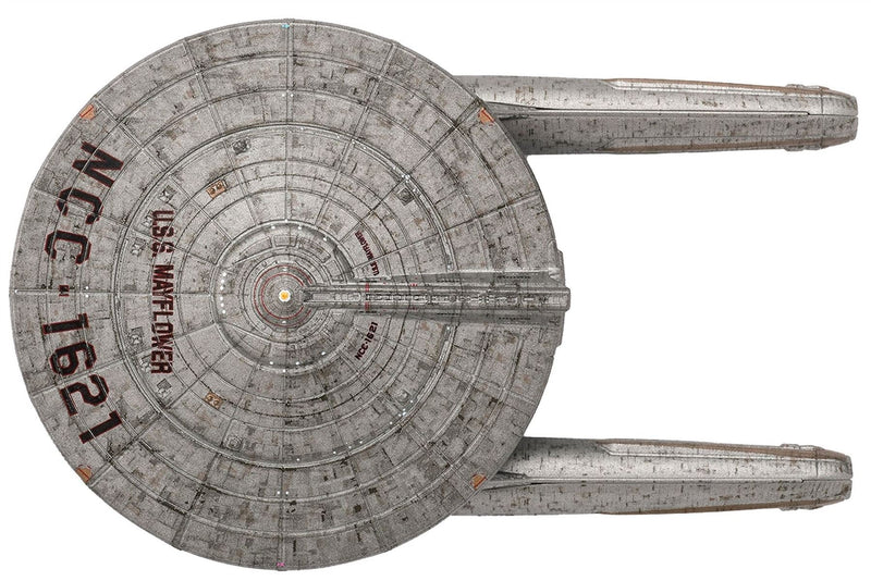 U.S.S. Mayflower NCC-1621 (Mayflower-type) Starship Diecast Model Ship BONUS ISSUE (Eaglemoss / Star Trek), close-up detail